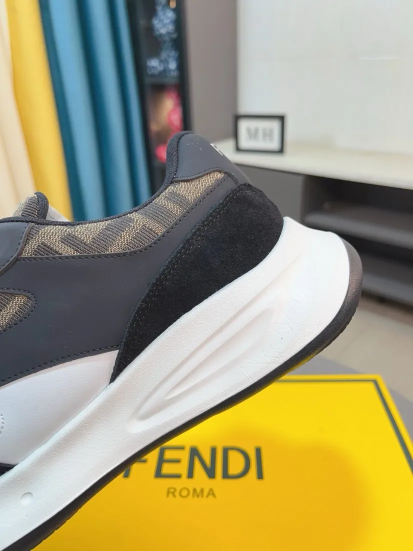 Men's men's shoes💰440🌹🌹[FENDI] Best-selling official website world premiere🔝Men's high-end brand of high-end shoes official website latest series: uppers are made of imported cowhide with specially designed fabrics➕mesh breathable lining. Make walking more convenient and comfortable! Compared with the official quality, Midea’s 1:1 replica. Create a fashionable personality to set off your uniqueness! A must-have for trendy men! Classic style. Men's sizes: 38-44.